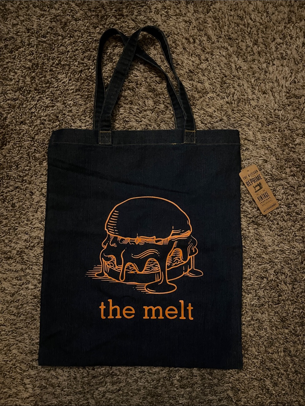 The Melt Denim Tote Bag